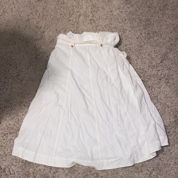 Banana Republic *Sold out*  Oversize Pocket Linen Blend Midi Skirt Sz 12 NWT - Picture 5 of 5